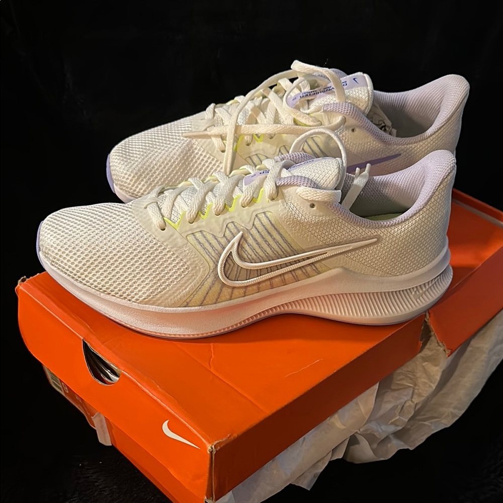 Nike White Running Shoes